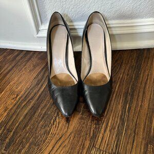Cole Haan Black Leather Pumps Heels - Size 10